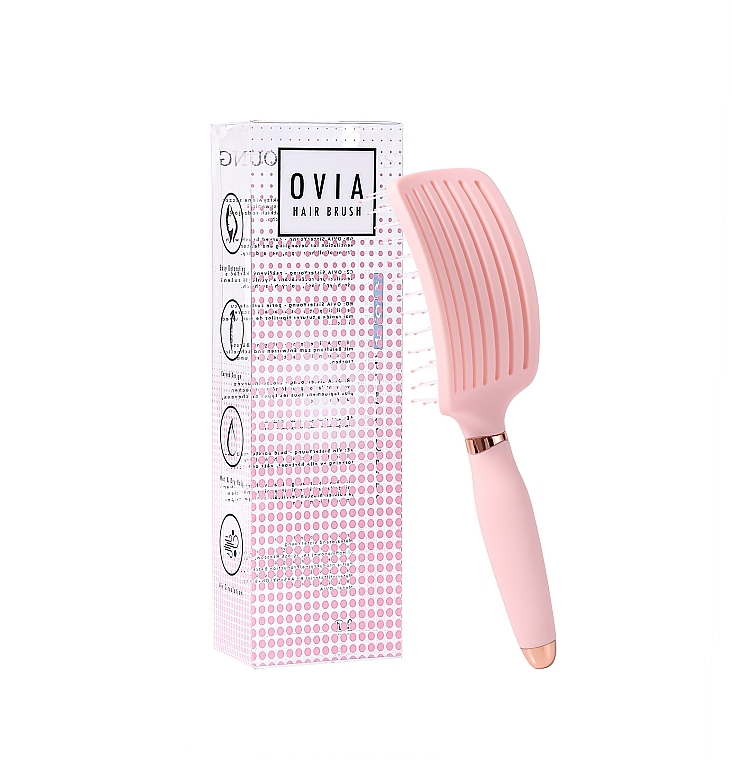Ovia Pink Hair Brush - Sister Young Hair Brush — photo N1