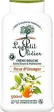 Fragrances, Perfumes, Cosmetics Orange Blossom Shower Cream - Le Petit Olivier Extra Gentle Shower Cream Orange Blossom