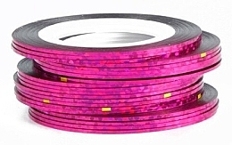 Fragrances, Perfumes, Cosmetics Nail Art Holographic Tape, amaranth - Deni Carte