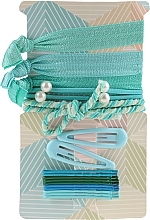 Hair Accessory Set, dark blue-green - Avon — photo N1