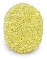 Face Wash Sponge, oval "Lemon" - Bebevisa Konjac Sponge — photo N1