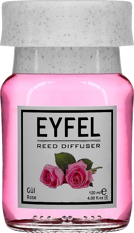 Reed Diffuser "Rose" - Eyfel Perfume Gul Rose — photo N4
