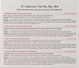 Set - Cosrx AC Collection Trial Intensive Kit (f/foam/20ml + f/toner/30ml + cr/5g + cr/20ml) — photo N19