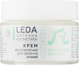 Moisturizing Night Face Cream - Leda Moisturizing Night Cream — photo N5