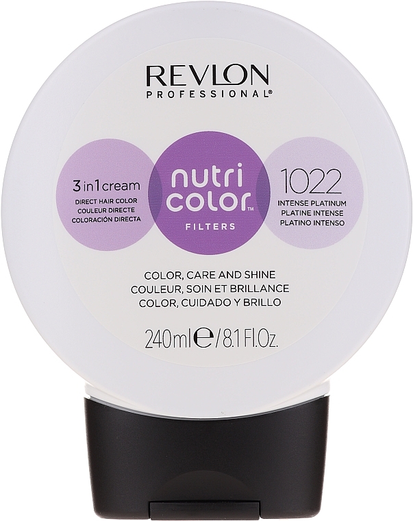 Tinting Hair Cream Balm, 240 ml - Revlon Professional Nutri Color Filters — photo N1