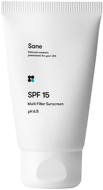 Day Cream with SPF15 - Sane SPF 15 Multi-Filter Sunscreen pH 6.5 — photo N3