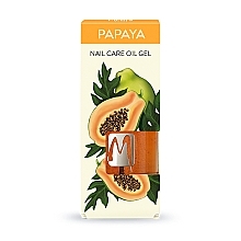 Papaya Nail Oil Gel - Moyra Nail Care Oil Gel Papaya — photo N1