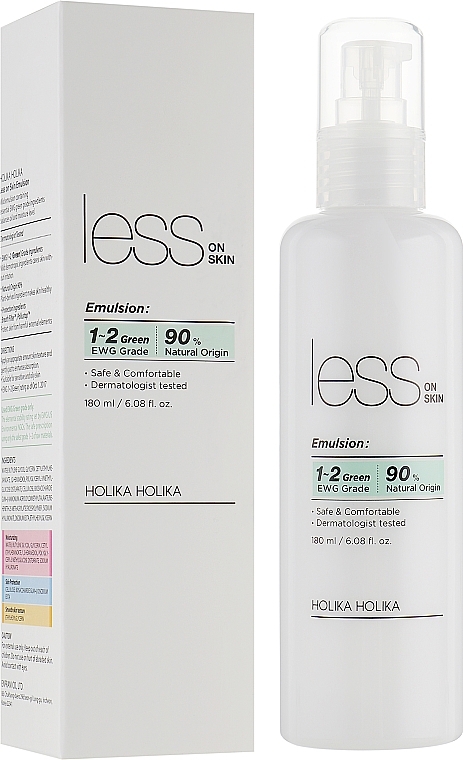 Moisturizing Anti Redness & Acne Emulsion - Holika Holika Less On Skin Emulsion — photo N16