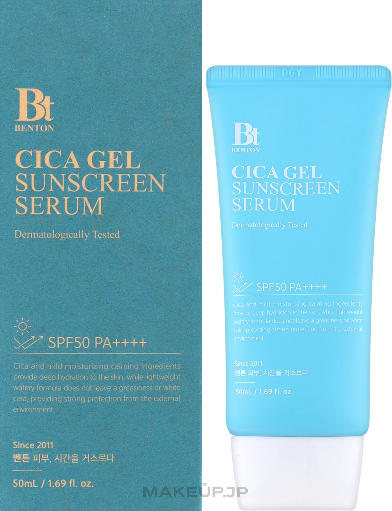 Sunscreen Gel Serum - Benton Cica Gel Sunscreen Serum SPF50/PA++++ — photo 50 ml