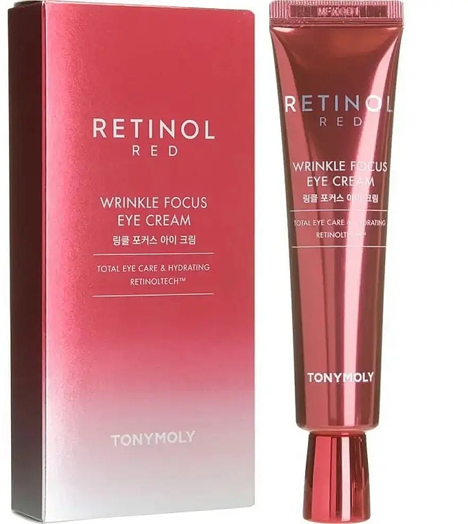 アイクリーム - Tony Moly Red Retinol Wrinkle Focus Eye Cream — photo N1