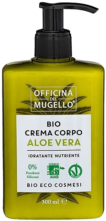 Aloe Vera Body Cream - Officina Del Mugello Bio Body Cream Aloe Vera — photo N1