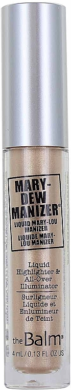 Liquid Highlighter, 4 ml - TheBalm Mary-Dew Manizer Liquid Highlighter — photo N1