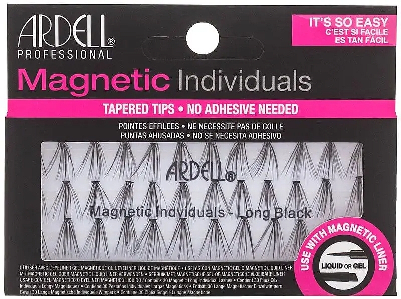 Individual Lash Set - Ardell Magnetic Individuals Long Black — photo N1