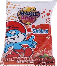 Fragrances, Perfumes, Cosmetics Fizzing Bath Pastille 'The Smurfs', cranberry - EP Line The Smurfs Fizzing Bath Pastille