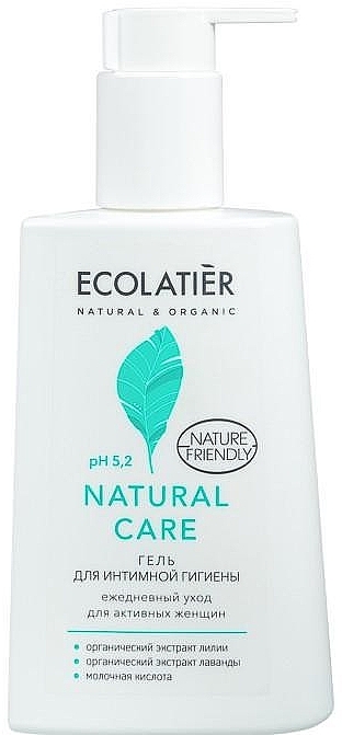 Intimate Wash Gel "Daily Care" - Ecolatier Natural Care — photo N1