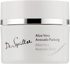 Fragrances, Perfumes, Cosmetics Aloe & Avocado Cream Mask - Dr. Spiller Biomimetic Skin Care Aloe Vera Avocado Mask