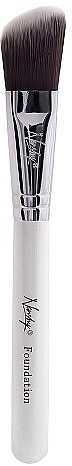 Foundation Brush MC-F-01 - Nanshy Foundation Brush Pearlescent White  — photo N1