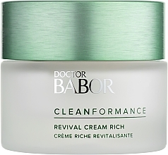 Smoothing Anti-Wrinkle Cream - Babor Doctor Babor Clean Formance Revival Cream Rich — photo N1