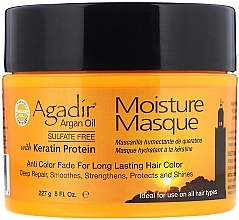 Fragrances, Perfumes, Cosmetics Moisturizing Hair Mask - Agadir Argan Oil Moisture Mask With Keratin Protein