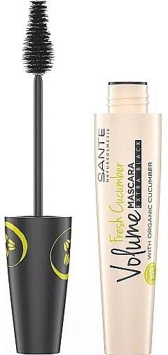 Sante Fresh Cucumber Volume Mascara Extra Black - Cucumber Mascara — photo N1