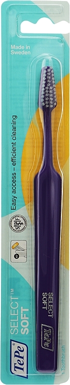 Select Toothbrush, soft, purple - TePe Select Soft — photo N1