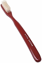 Toothbrush - Acca Kappa Vintage Collection Medium Pure Bristle Toothbrush Red — photo N1