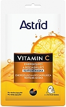 Brightening Vitamin C Mask - Astrid Vitamin C Energizing And Brightening Textile Mask — photo N1