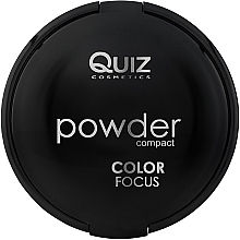 Compact Powder with Mirror - Quiz Cosmetics Color Focus Powder — photo N2