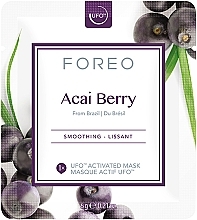 Softening Acai Berry Face Mask - Foreo UFO Activated Mask Smoothing Acai Berry — photo N12