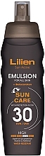 Sunscreen Body Emulsion - Lilien Sun Active Emulsion SPF 30 — photo N4