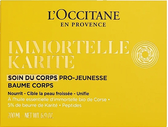 Body Lotion - L'Occitane Immortelle Karite Pro-Youth Body Care Body Balm — photo N1