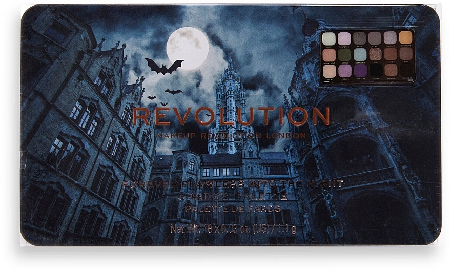 Eyeshadow Palette - Makeup Revolution Forever Flawless Into the Night Eyeshadow Palette — photo N6