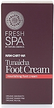 Fragrances, Perfumes, Cosmetics Nourishing Foot Cream - Natura Siberica Fresh Spa Kam-Chat-Ka Tunaicha Foot Cream