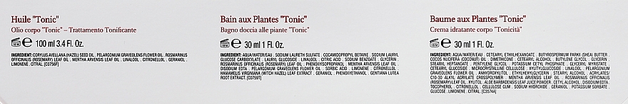 Set - Clarins Tonic Body Treatment Set (b/oil/100ml + conc/30ml + b/balm/30ml + acc) — photo N6