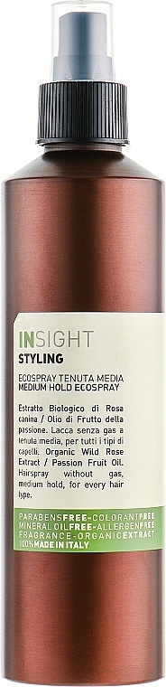 Hair Spray - Insight Styling Medium Hold Ecospray — photo N1