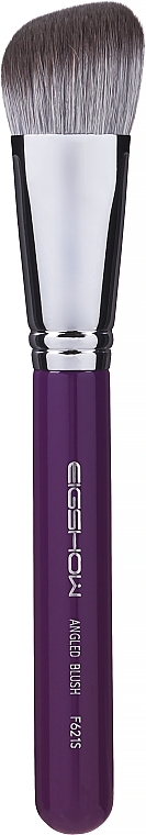 Makeup Brush, purple - Eigshow Beauty Angled Blush F621S — photo N8
