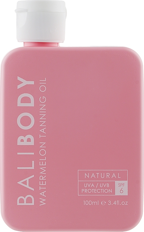 Protective Watermelon Tanning Oil - Bali Body Watermelon Tanning Oil SPF6 — photo N1