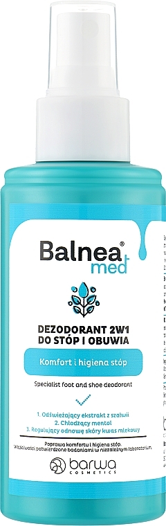 Foot & Shoe Deodorant - Barwa Balnea Specialist Foot and Shoe Deodorant — photo N1