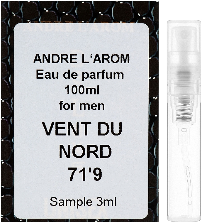 Andre L`Arom Vent du Nord "71'9" - Perfume (sample) — photo N9