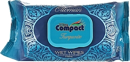 Turquoise Wet Wipes with Valve - Ultra Compact Ottoman Wet Wipes — photo N4