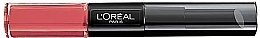 Lip Gloss-Base 2 in 1 - L'Oreal Paris Rouge a Levres Infaillible Duo — photo N2