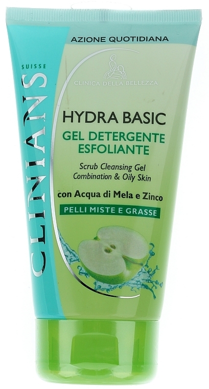 Facial Gel Scrub - Clinians Gel Detergente Esfoliante — photo N1