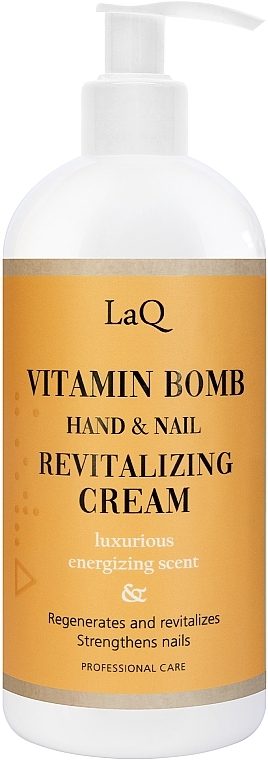 Protective Hand & Nail Cream - LaQ Vitamin Bomb Hand & Nail Revitalizing Cream — photo N1