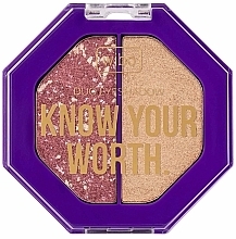 Fragrances, Perfumes, Cosmetics Eyeshadow - Wibo Cienie Know Your Worth. Duo Eyeshadow nr. 3