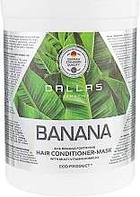 Fragrances, Perfumes, Cosmetics Strengthening Conditioner Mask 2in1 with Banana Extract - Dalas Cosmetics Banana Mask