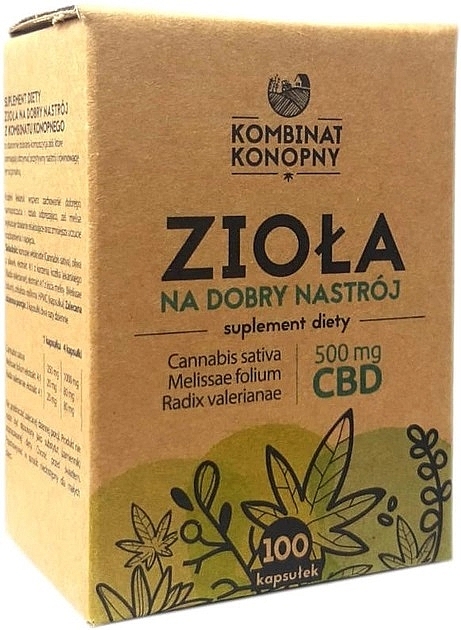 Cannabis Dietary Supplement  - Kombinat Konopny CBD 500 mg — photo N1