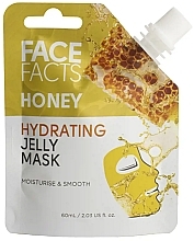 Fragrances, Perfumes, Cosmetics Moisturizing Face Mask with Honey Jelly - Face Facts Hydrating Honey Jelly Face Mask