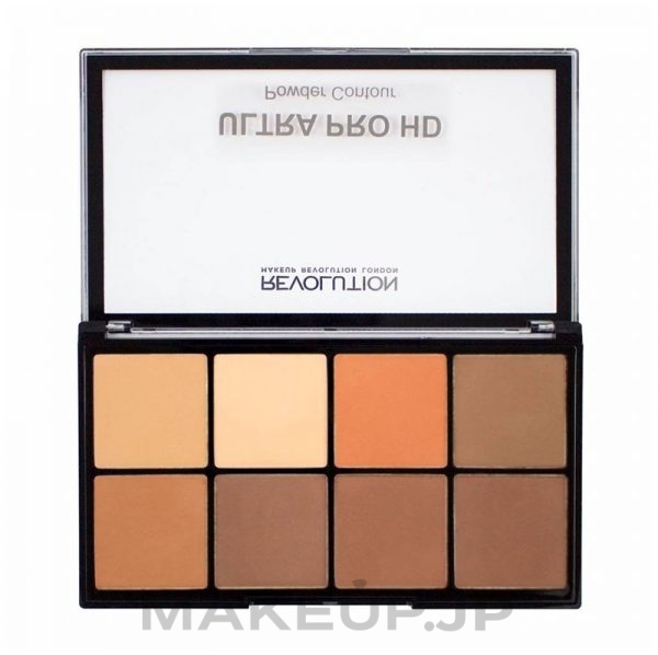 Contour Palette - Makeup Revolution HD Pro Powder Contour — photo Medium Dark