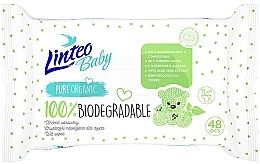 Fragrances, Perfumes, Cosmetics Baby Wet Wipes, 48 pcs - Linteo Baby Biodegradable