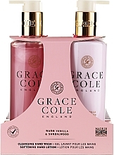 Fragrances, Perfumes, Cosmetics Set - Grace Cole Warm Vanilla & Sandalwood (h/wash/300ml + h/lot/300ml)